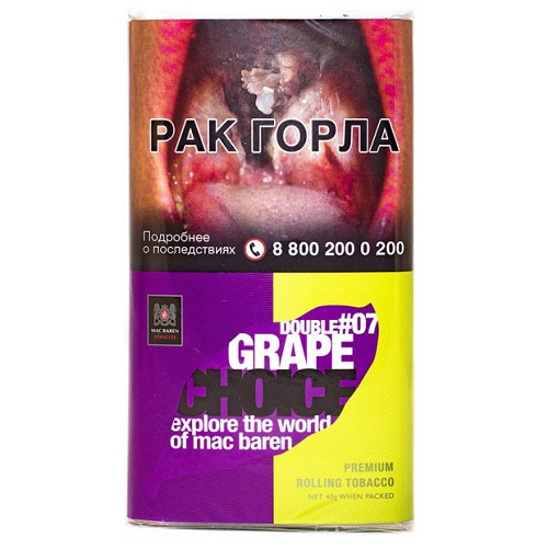 Табак Mac Baren Double Grape Choice (Табак Мак Барен Двойной Виноград)