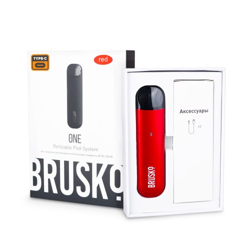 Электронная сигарета Brusko One 500 mah, Красный