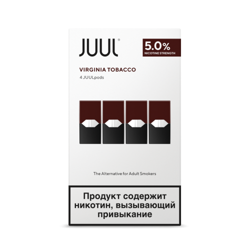 Картриджи JUUL Табак Вирджиния